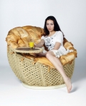 Кресло сизалевое «Омега» со столиком